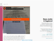 Tablet Screenshot of newsvagabond.com